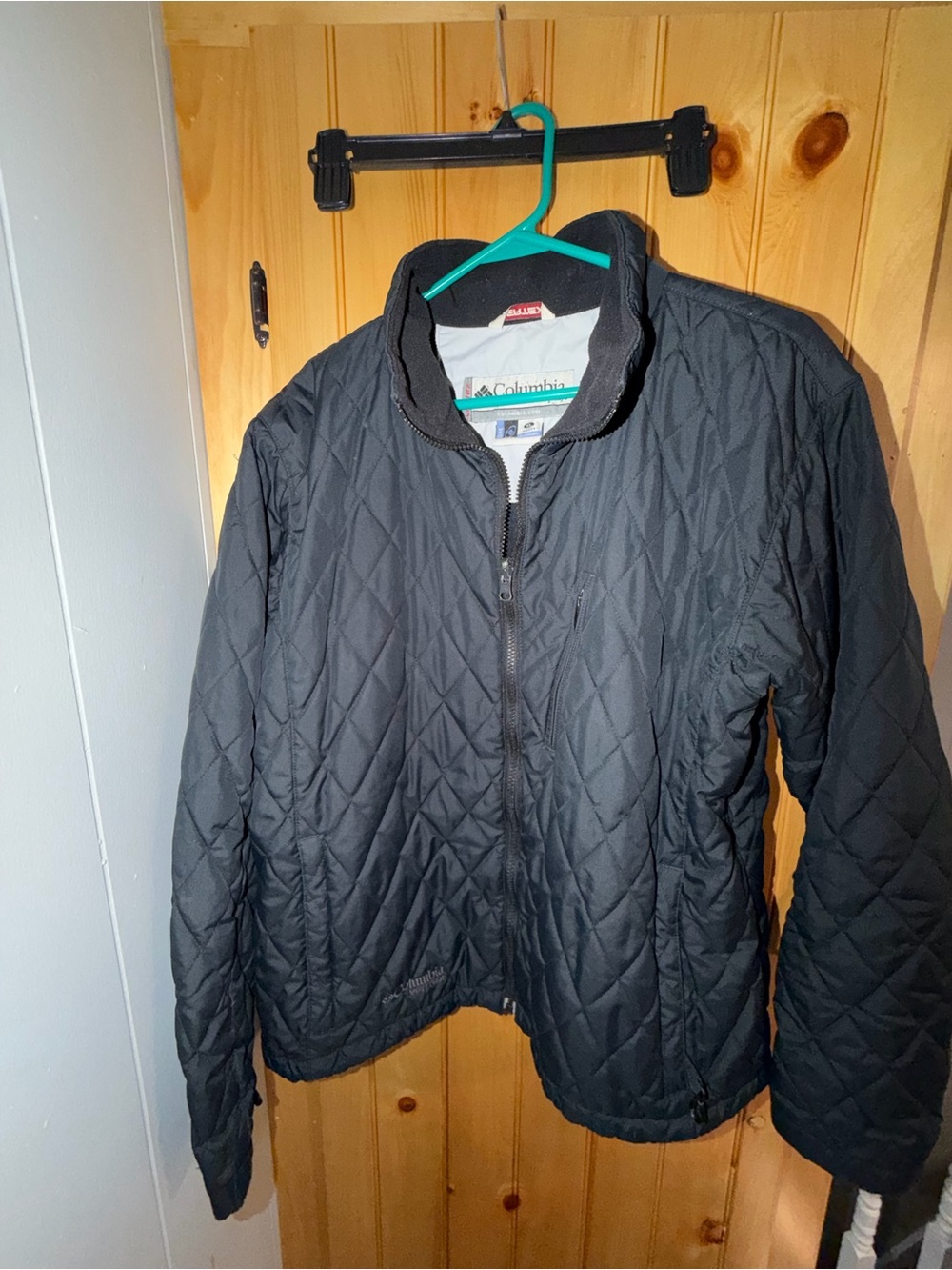 Columbia Vertex Core Black Quilted Full Zip-Front Jacket- Womens Size XL